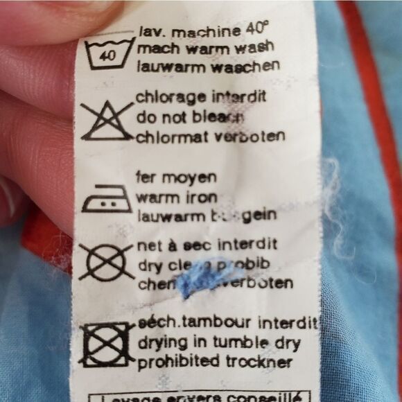 🔺️New Man Blue Floral Button Long Sleeve Shirt Men's Small - Picture 10 of 11